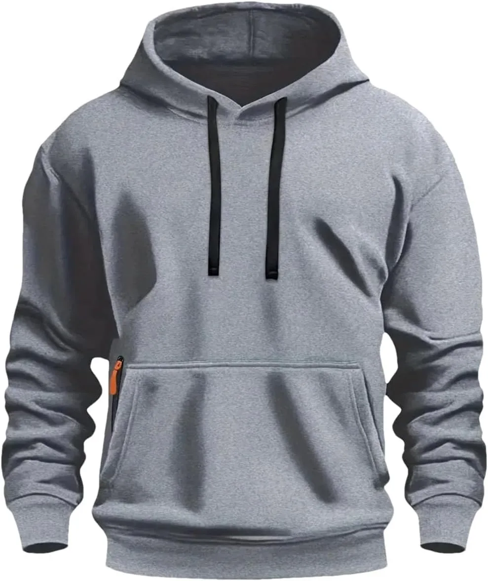 Мужской худи на молнии свободного кроя
Мужской худи на молнии свободного кроя