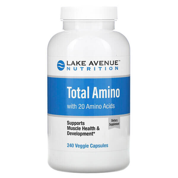 Аминокислоты, 240 растительных капсул, Lake Avenue Nutrition
Аминокислоты, 240 растительных капсул, Lake Avenue Nutrition