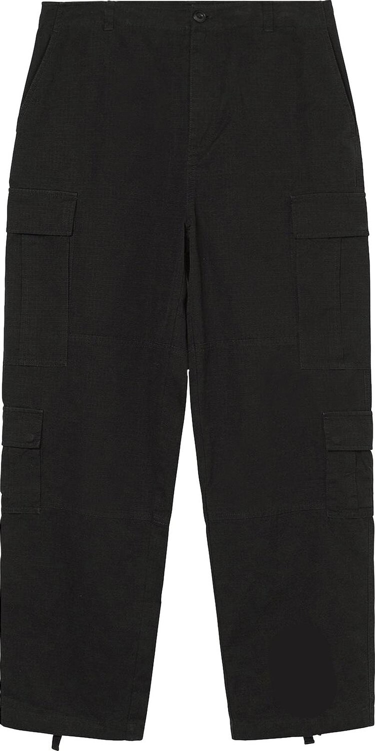 Брюки Stussy Ripstop Surplus Cargo 'Black', черный 
Брюки Stussy Ripstop Surplus Cargo 'Black', черный