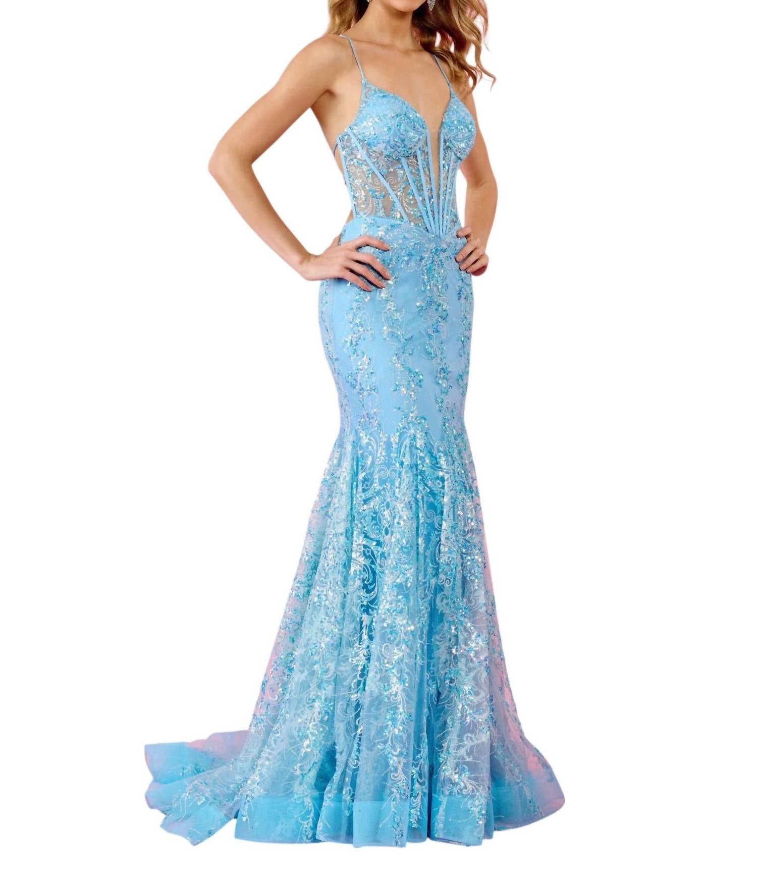 Блестящее платье для выпускного из тюля в нежно-голубом цвете RACHEL ALLAN
Блестящее платье для выпускного из тюля в нежно-голубом цвете RACHEL ALLAN