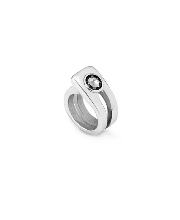 Кольцо из металлического сплава с прямоугольными звеньями из стерлингового серебра Unode50, silver
Кольцо из металлического сплава с прямоугольными звеньями из стерлингового серебра Unode50, silver