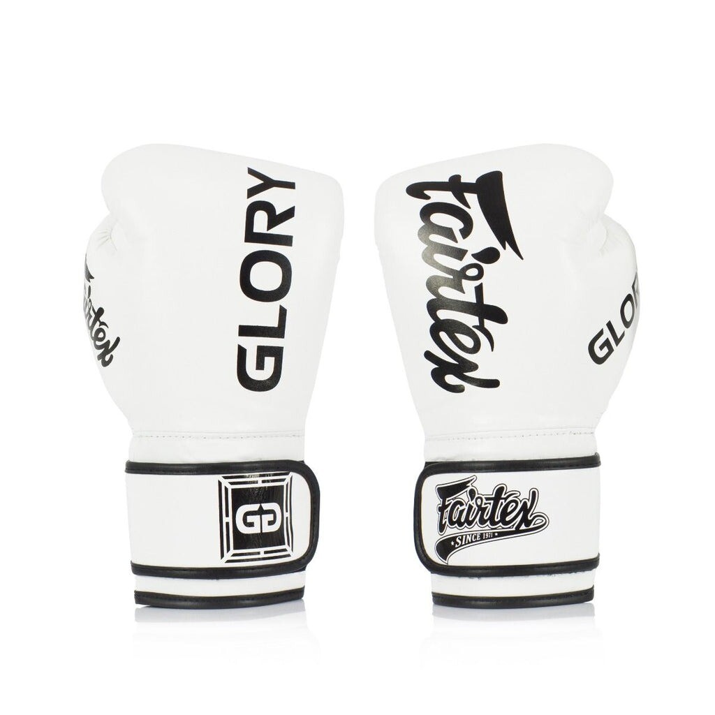 Боксерские перчатки для соревнований Fairtex x Glory Kickboxing, Velcro, 16 oz., белый
Боксерские перчатки для соревнований Fairtex x Glory Kickboxing, Velcro, 16 oz., белый