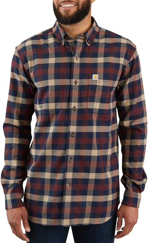 Carhartt мужская рубашка фланель Hamilton Plaid Rugged Flex (размеры Regular и Big & Tall), Dark Khaki
Carhartt мужская рубашка фланель Hamilton Plaid Rugged Flex (размеры Regular и Big & Tall), Dark Khaki