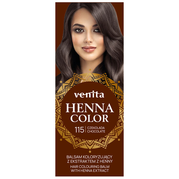 Бальзам для окрашивания волос с экстрактом хны 115 шоколад, 75 г Venita Henna color, цвет 115 czekolada
Бальзам для окрашивания волос с экстрактом хны 115 шоколад, 75 г Venita Henna color, цвет 115 czekolada