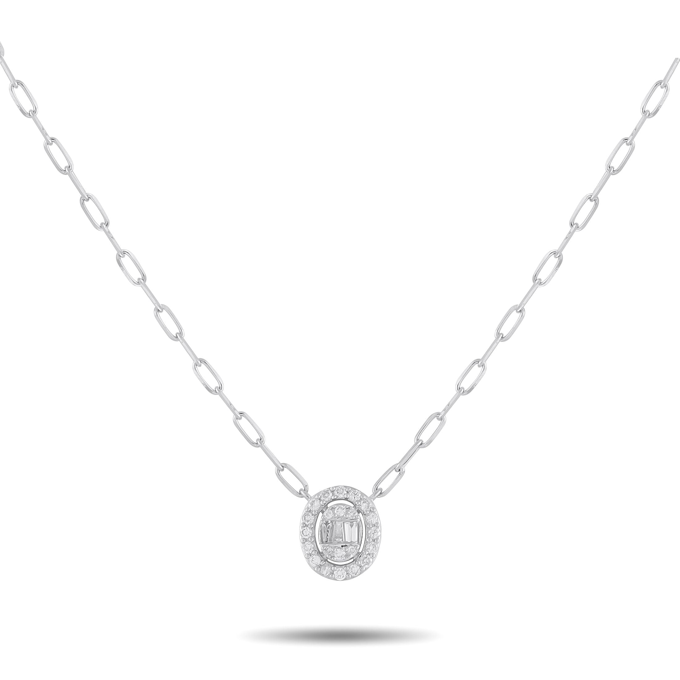 Эксклюзивное ожерелье LB из 14-каратного белого золота с бриллиантом 0,30 карата PN16736-W Lb Exclusive, белый
Эксклюзивное ожерелье LB из 14-каратного белого золота с бриллиантом 0,30 карата PN16736-W Lb Exclusive, белый