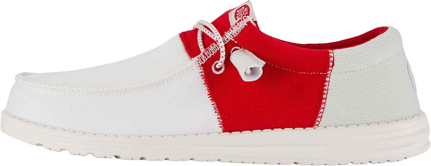 Мужские кроссовки Hey Dude Wally-Tri Varsity Sport Mesh, Мужская обувь, Мужские слипоны, Удобные и легкие Heydude, белый/красный
Мужские кроссовки Hey Dude Wally-Tri Varsity Sport Mesh, Мужская обувь, Мужские слипоны, Удобные и легкие Heydude, белый/красный
