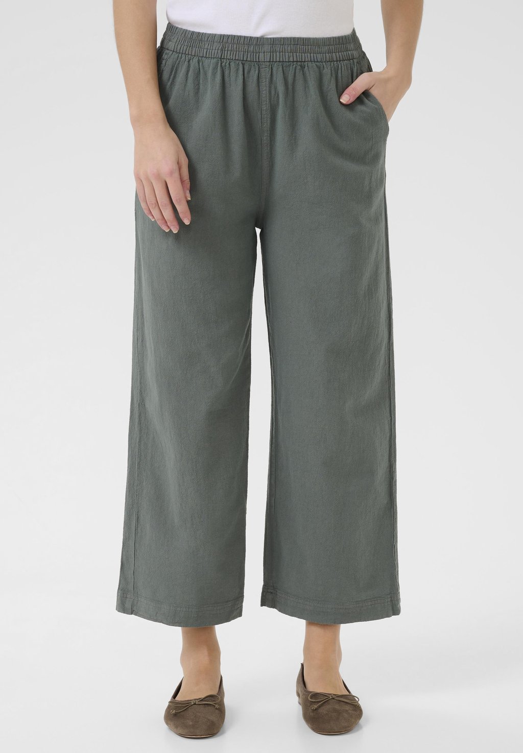 Брюки KANAYA Kaffe, зеленый 
Брюки KANAYA Kaffe, зеленый