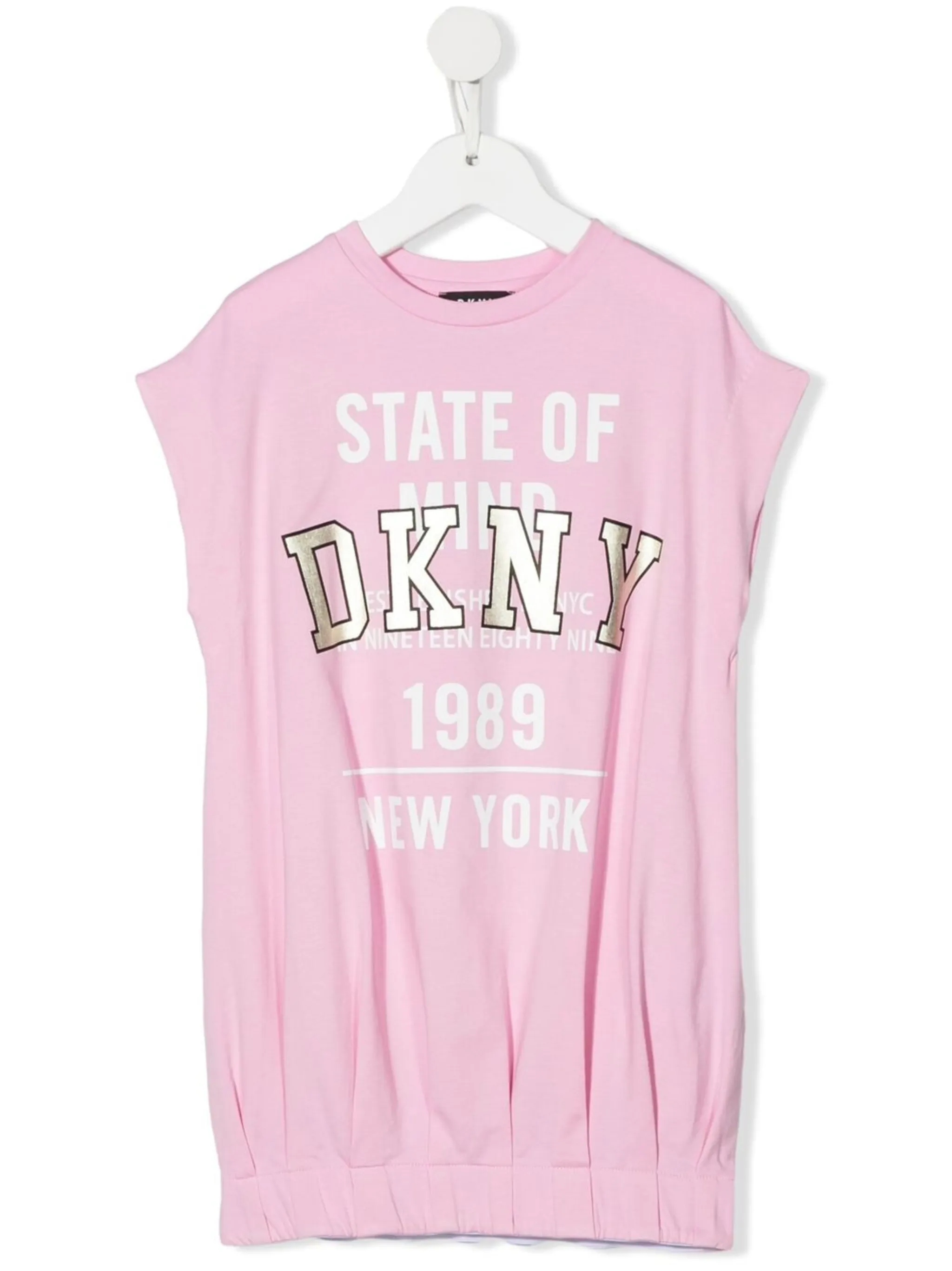 Платье-футболка с логотипом Dkny Kids, розовый
Платье-футболка с логотипом Dkny Kids, розовый