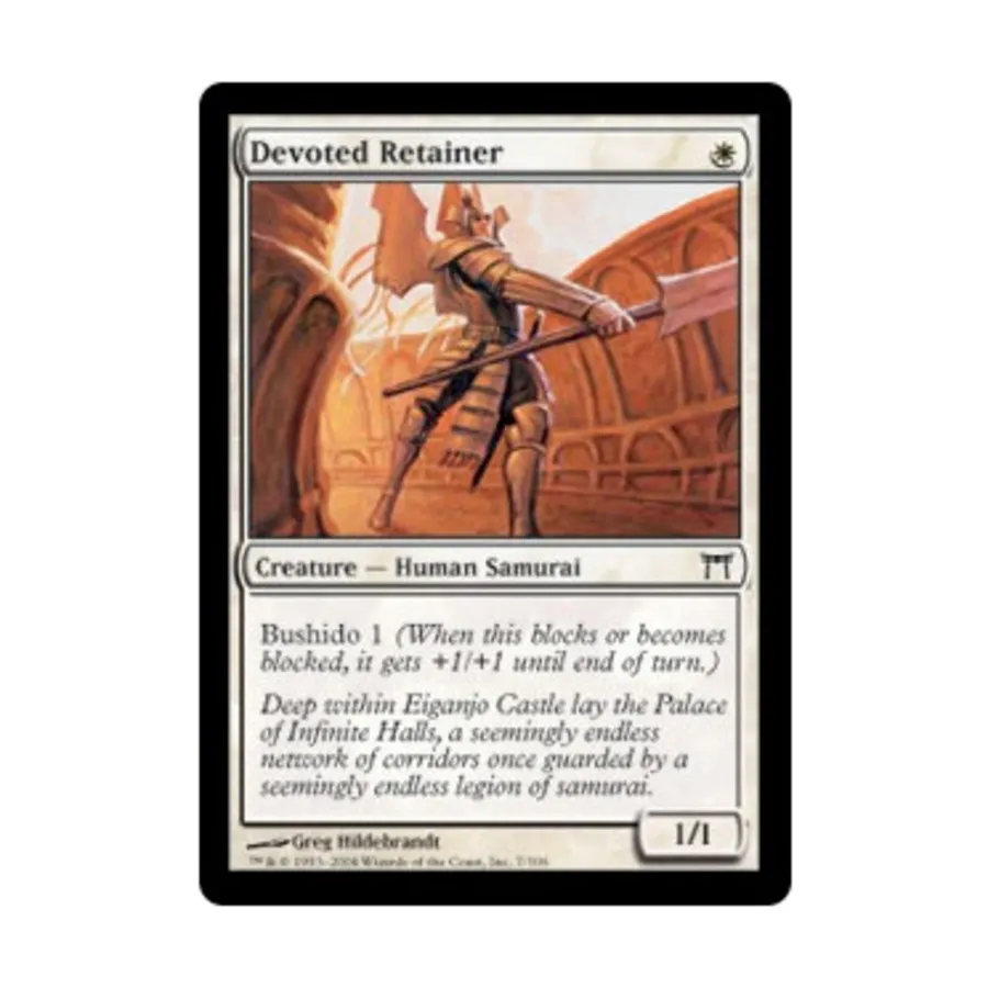 CCG Преданный слуга (С), MTG - Champions of Kamigawa
CCG Преданный слуга (С), MTG - Champions of Kamigawa