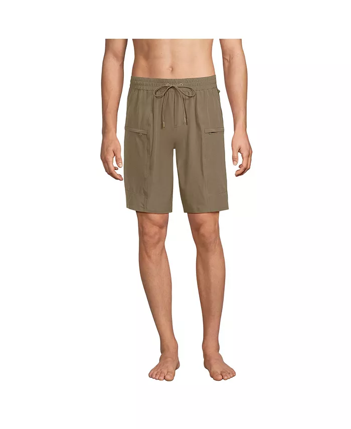 Мужские плавки-карго с поясом 9 дюймов, складные Lands' End, коричневый/бежевый
Мужские плавки-карго с поясом 9 дюймов, складные Lands' End, коричневый/бежевый