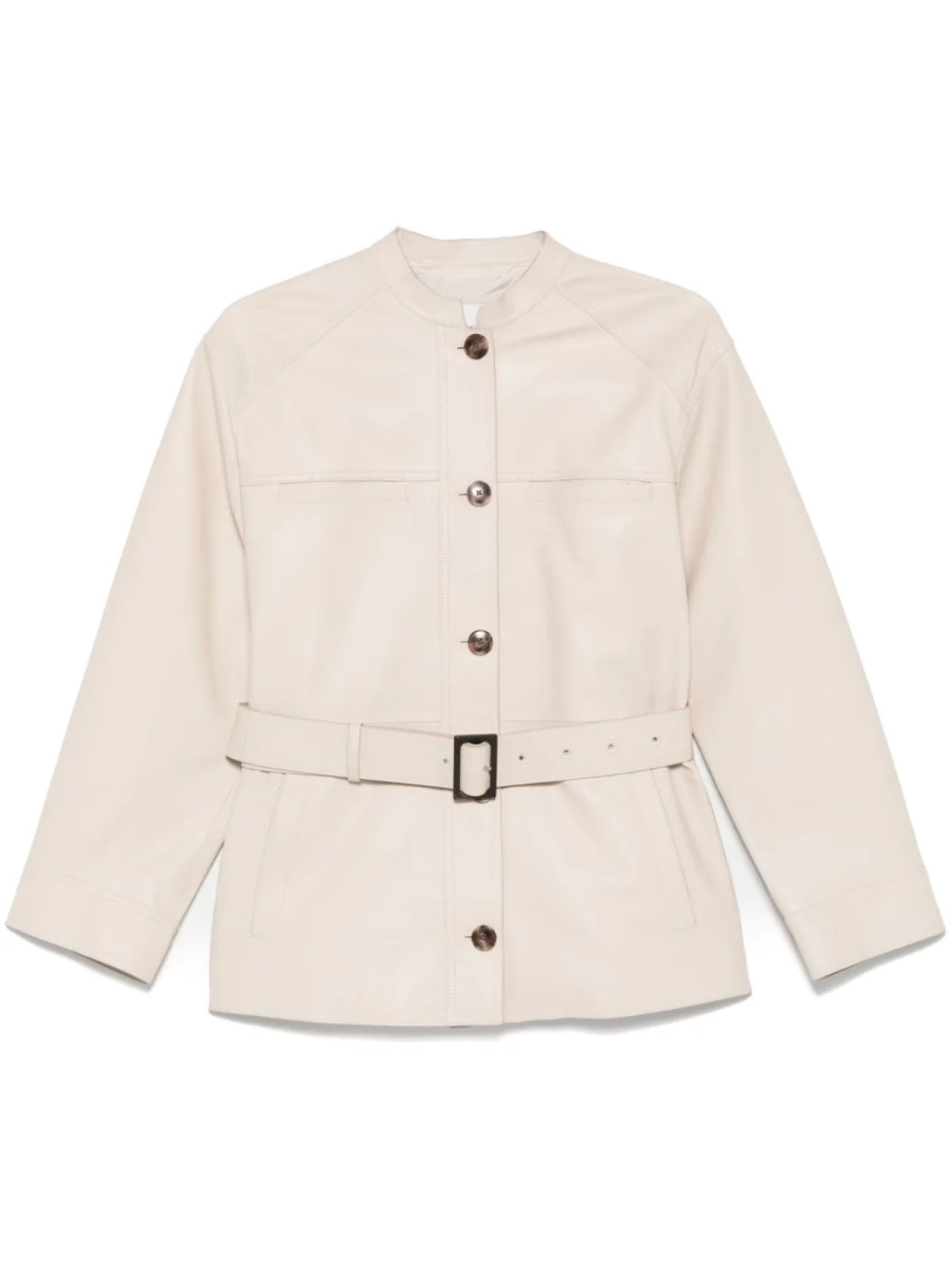 Кожаная куртка Yves Salomon, нейтральный 
Кожаная куртка Yves Salomon, нейтральный