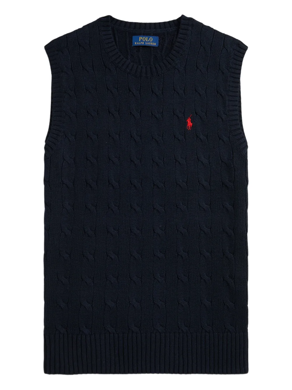 Жилет из хлопка с косичным узором POLO RALPH LAUREN, синий
Жилет из хлопка с косичным узором POLO RALPH LAUREN, синий