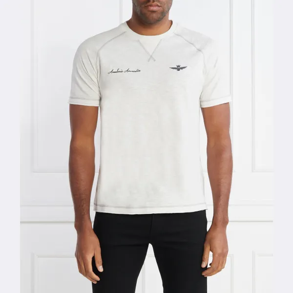 Футболка стандартного кроя Aeronautica Militare, экрю
Футболка стандартного кроя Aeronautica Militare, экрю