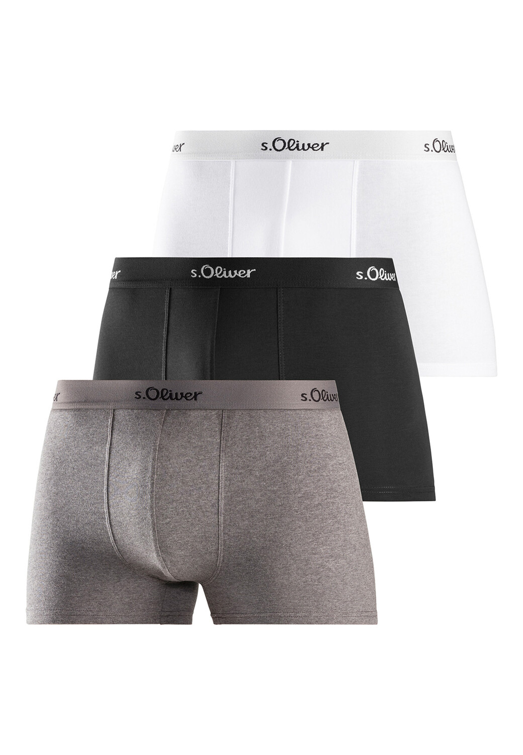 Трусы s.Oliver Retro Short/Pant Basic, серый/черный/белый
Трусы s.Oliver Retro Short/Pant Basic, серый/черный/белый