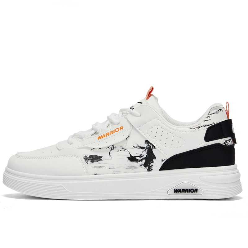 Кроссовки для скейтбординга мужские низкие белые черные WARRIOR
Кроссовки для скейтбординга мужские низкие белые черные WARRIOR