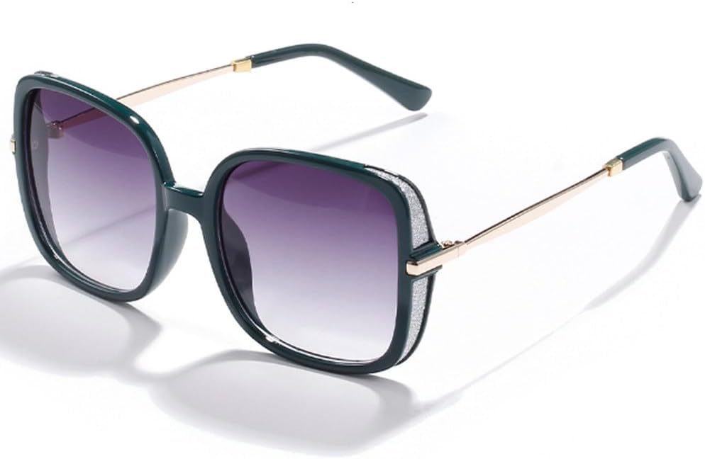 Солнцезащитные очки в крупной оправе конфетных цветов для женщин, модные солнцезащитные очки большого размера для мужчин, стильные металлические очки с защитой от УФ-излучения UV400 TKKTLLT, Green Grey
Солнцезащитные очки в крупной оправе конфетных цветов для женщин, модные солнцезащитные очки большого размера для мужчин, стильные металлические очки с защитой от УФ-излучения UV400 TKKTLLT, Green Grey