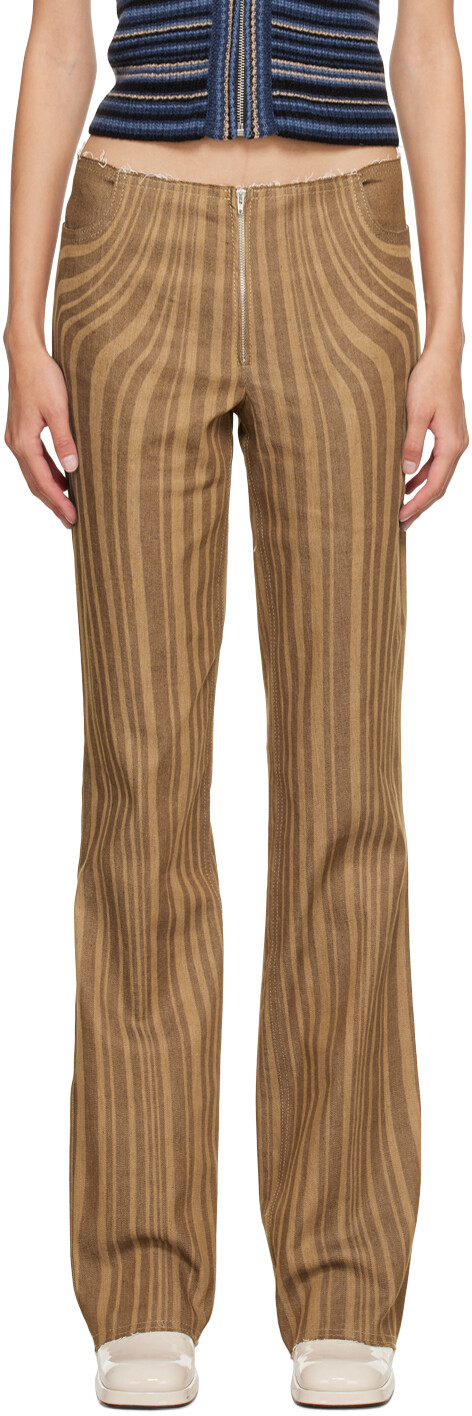 Коричневые джинсы с принтом Anne Isabella
Коричневые джинсы с принтом Anne Isabella