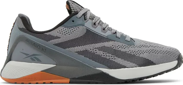 Кроссовки nano x1 'pure grey' Reebok, серый 
Кроссовки nano x1 'pure grey' Reebok, серый