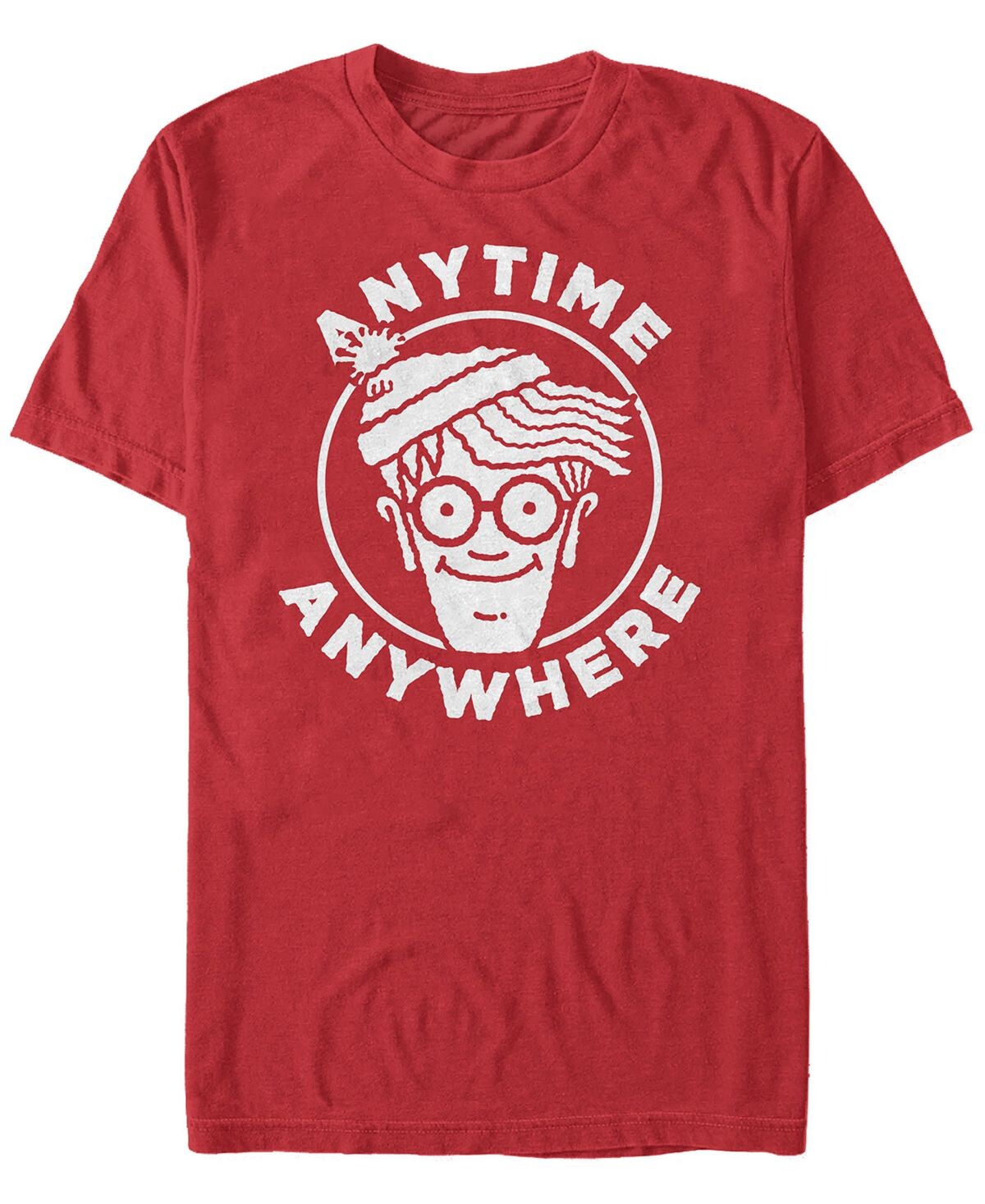 Мужская футболка с коротким рукавом и логотипом anytime anywhere с логотипом where's waldo Fifth Sun, красный
Мужская футболка с коротким рукавом и логотипом anytime anywhere с логотипом where's waldo Fifth Sun, красный