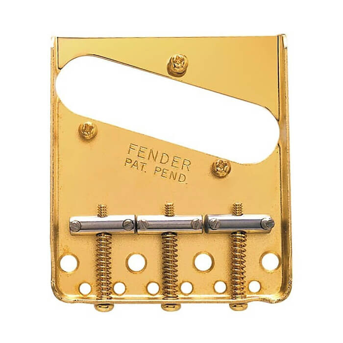 Подлинный бридж Fender Vintage Tele 3-Saddle - GOLD, 099-0806-200
Подлинный бридж Fender Vintage Tele 3-Saddle - GOLD, 099-0806-200