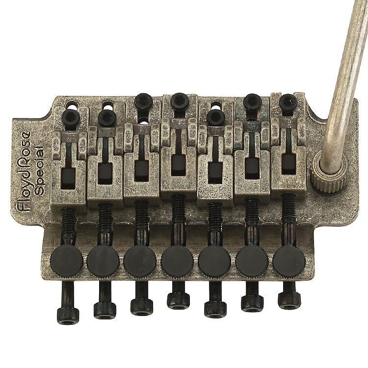 Аутентичная система Floyd Rose Special 7-String Tremolo - Antique Silver Special Series - 7 String
Аутентичная система Floyd Rose Special 7-String Tremolo - Antique Silver Special Series - 7 String