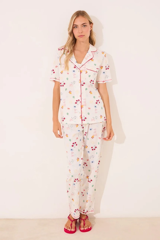 Хлопковая пижама Women'Secret, белый
Хлопковая пижама Women'Secret, белый