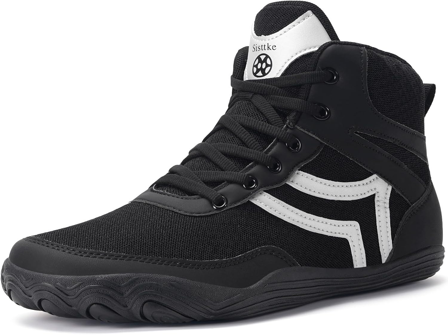 Мужские борцовские кроссовки, широкие боксерские кроссовки с нулевым перепадом высоты подошвы Sisttke, черный
Мужские борцовские кроссовки, широкие боксерские кроссовки с нулевым перепадом высоты подошвы Sisttke, черный