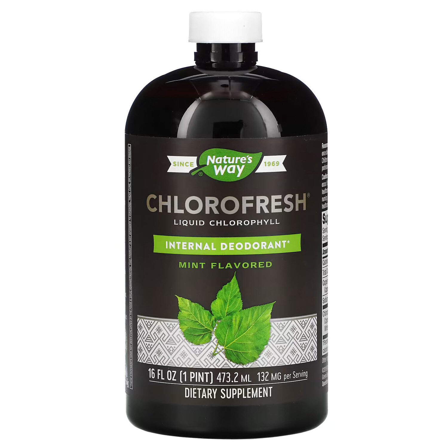 Nature's Way, Chlorofresh, жидкий хлорофилл, с ароматом мяты, 132 мг, 473,2 мл (16 жидк. унций)
Nature's Way, Chlorofresh, жидкий хлорофилл, с ароматом мяты, 132 мг, 473,2 мл (16 жидк. унций)