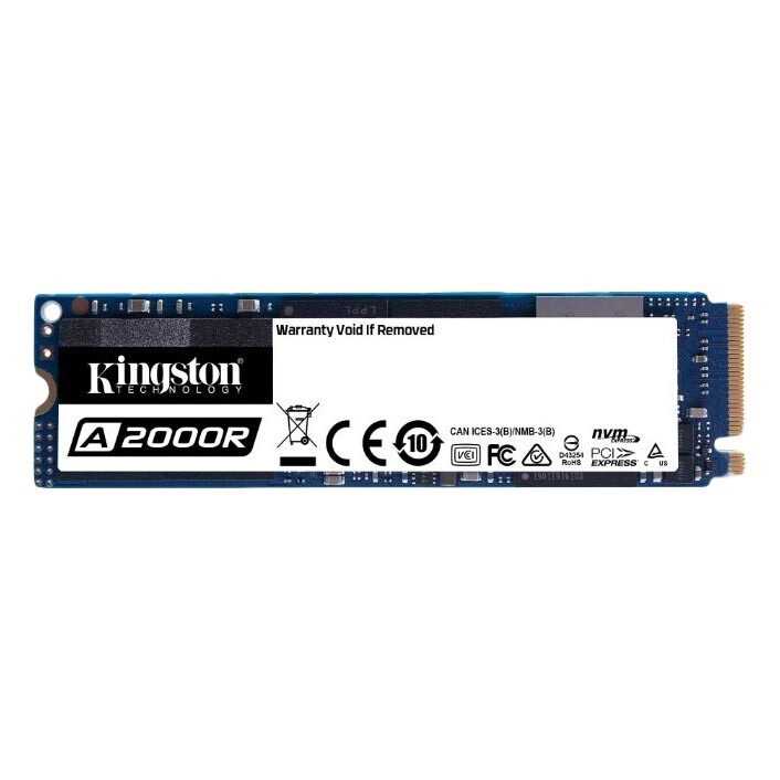 Внутренний твердотельный накопитель Kingston A2000, SA2000M8/1000G, 1Тб, M.2 2280 
Внутренний твердотельный накопитель Kingston A2000, SA2000M8/1000G, 1Тб, M.2 2280
