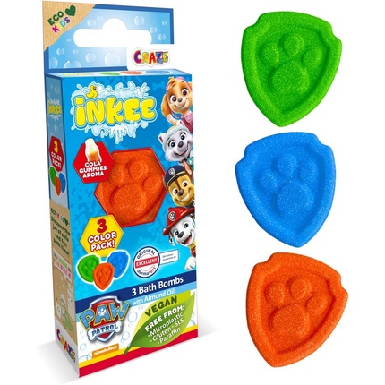 Детские бомбочки для ванны Paw Patrol 3 Colors with Almond Oil - Pack of 3
Детские бомбочки для ванны Paw Patrol 3 Colors with Almond Oil - Pack of 3