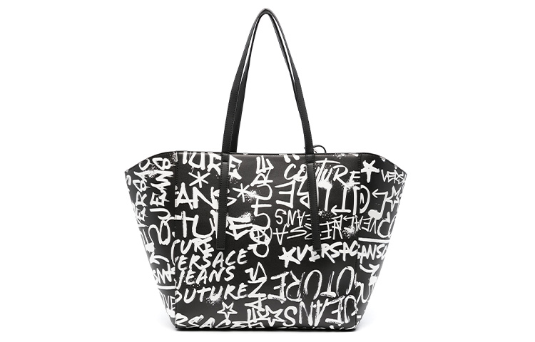 Сумка-шоппер, хозяйственная сумка, женская сумка Regular из полиэстера с полиуретаном, черно-белая VERSACE JEANS COUTURE, Set (Bag+Dust Bag)
Сумка-шоппер, хозяйственная сумка, женская сумка Regular из полиэстера с полиуретаном, черно-белая VERSACE JEANS COUTURE, Set (Bag+Dust Bag)