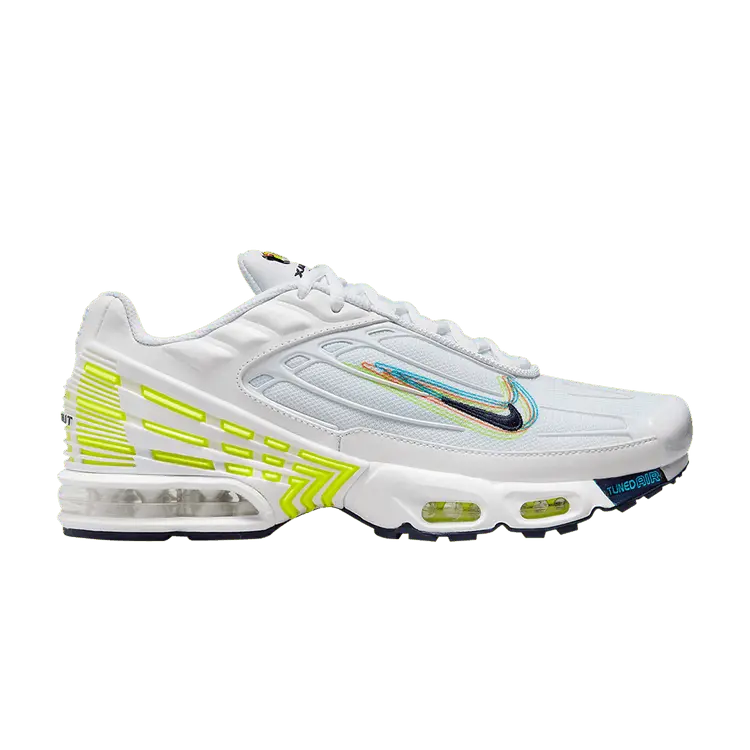 Кроссовки Nike Air Max Plus 3, 3D Swoosh - White Volt
Кроссовки Nike Air Max Plus 3, 3D Swoosh - White Volt
