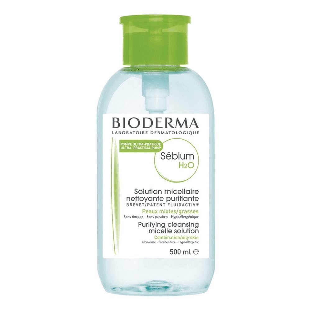 Bioderma Sebium H2O, мицеллярная жидкость с дозатором, 500 мл
Bioderma Sebium H2O, мицеллярная жидкость с дозатором, 500 мл