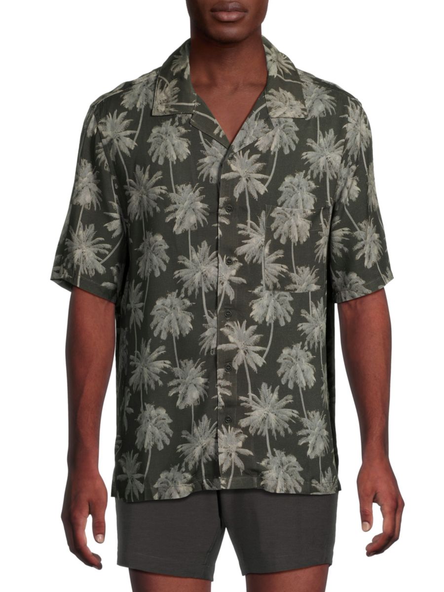 Рубашка Tonal Palm Camp-Collar Onia, цвет Olive Multi
Рубашка Tonal Palm Camp-Collar Onia, цвет Olive Multi