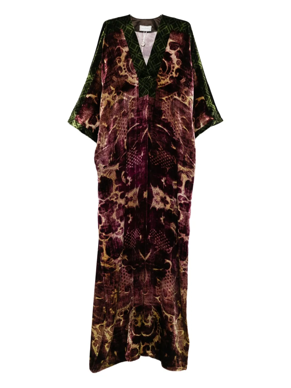 Бархатное макси-платье с V-образным вырезом Pierre-Louis Mascia, коричневый
Бархатное макси-платье с V-образным вырезом Pierre-Louis Mascia, коричневый