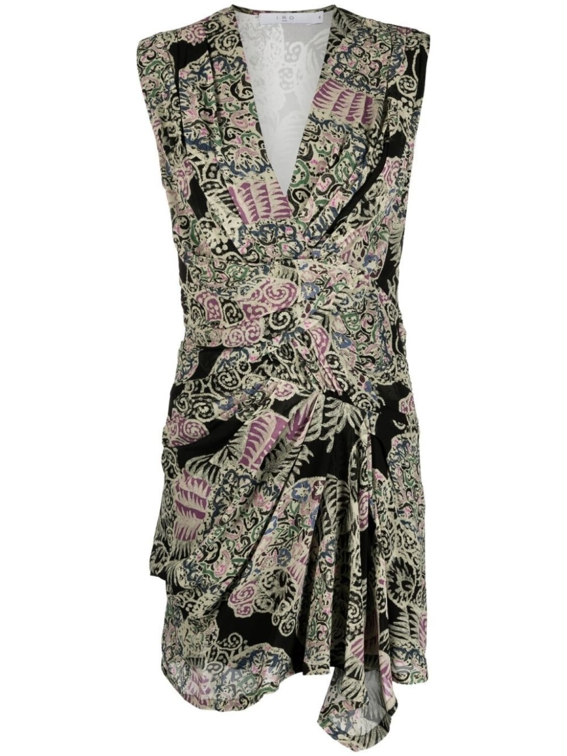 IRO платье мини с принтом пейсли, черный
IRO платье мини с принтом пейсли, черный