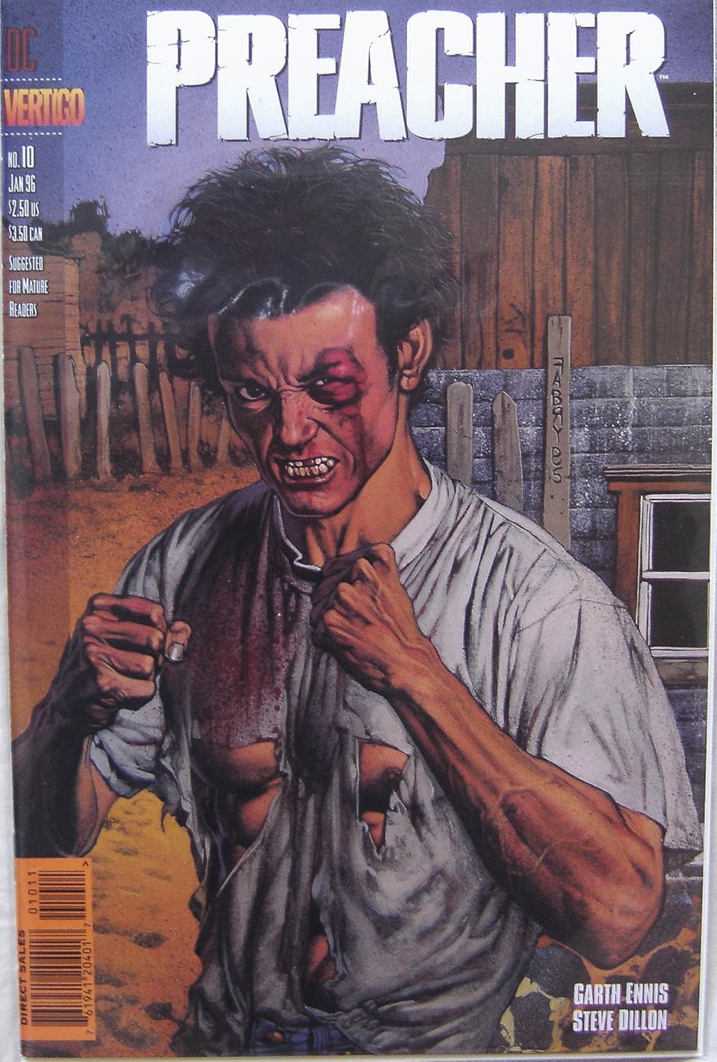 Preacher No. 10 Vertigo Comics JAN 1996 (Vertigo Comics)
Preacher No. 10 Vertigo Comics JAN 1996 (Vertigo Comics)