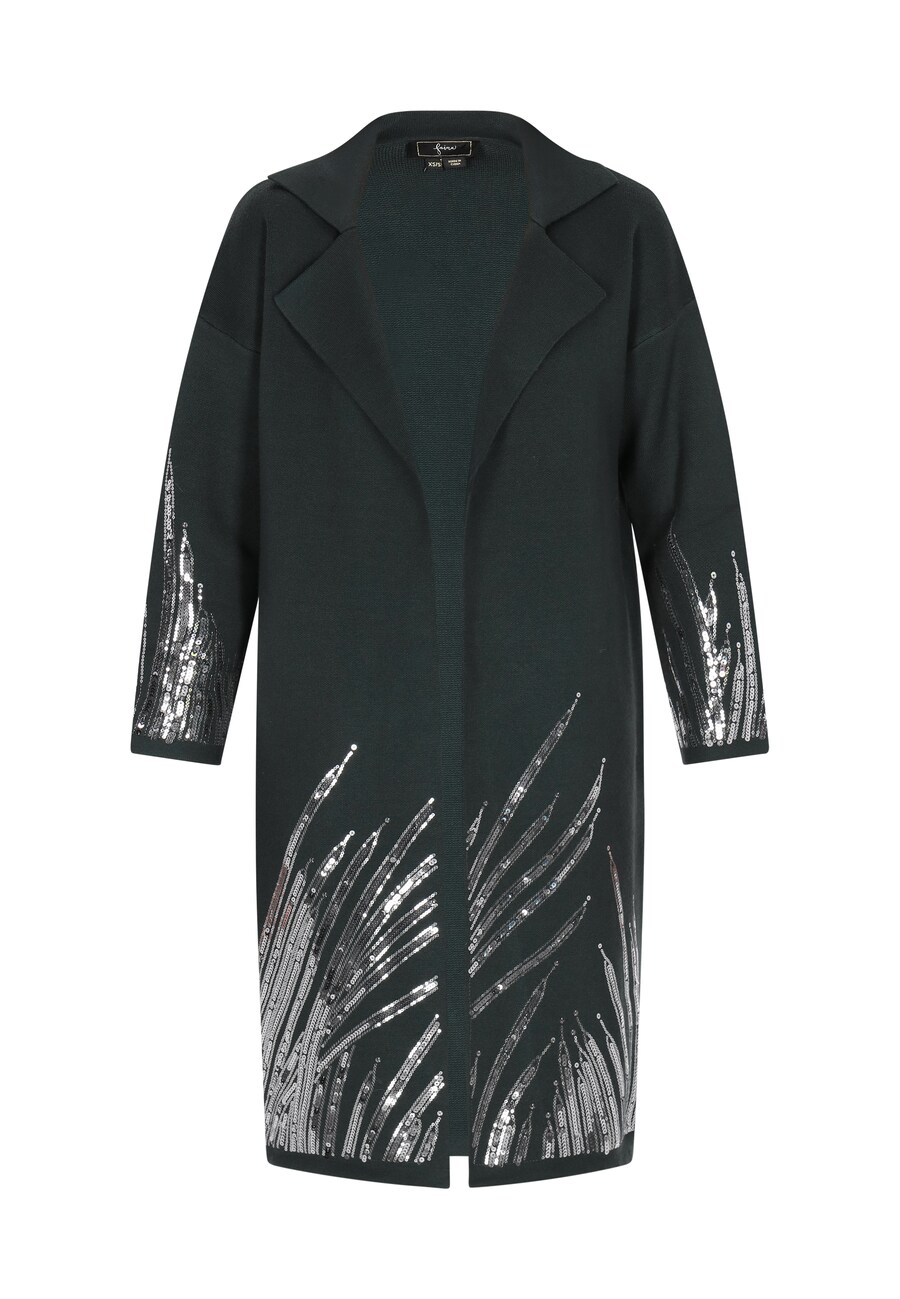 Вязаный кардиган faina, темно-зеленый
Вязаный кардиган faina, темно-зеленый