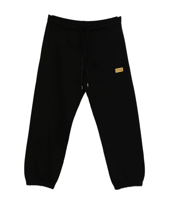 Черные хлопковые брюки для мужчин Versace Jeans Couture, черный
Черные хлопковые брюки для мужчин Versace Jeans Couture, черный