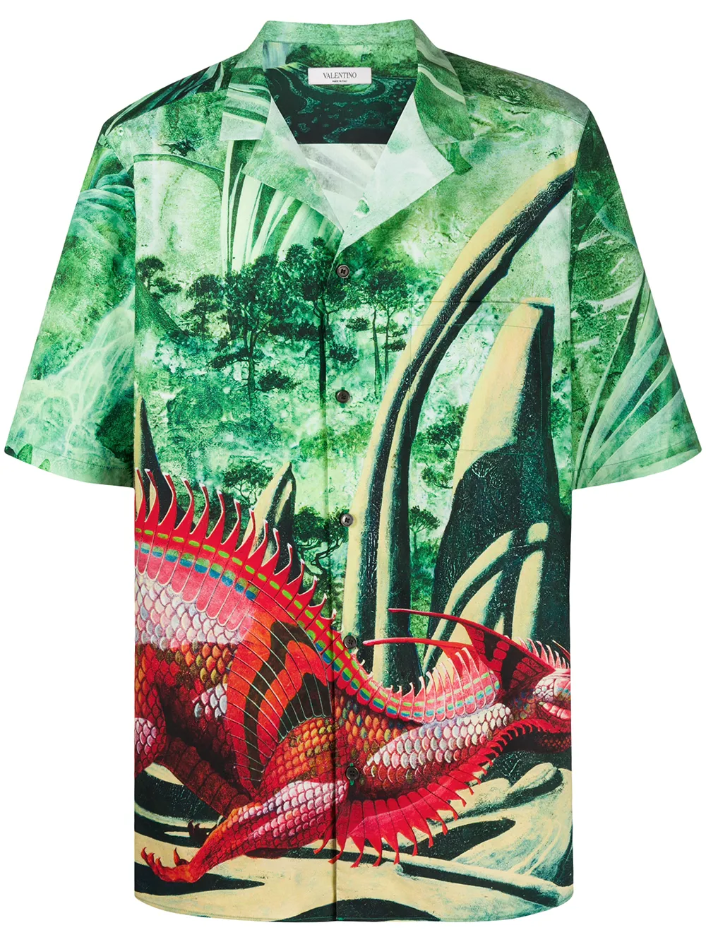 Рубашка с графичным принтом VALENTINO GARAVANI, зеленый
Рубашка с графичным принтом VALENTINO GARAVANI, зеленый