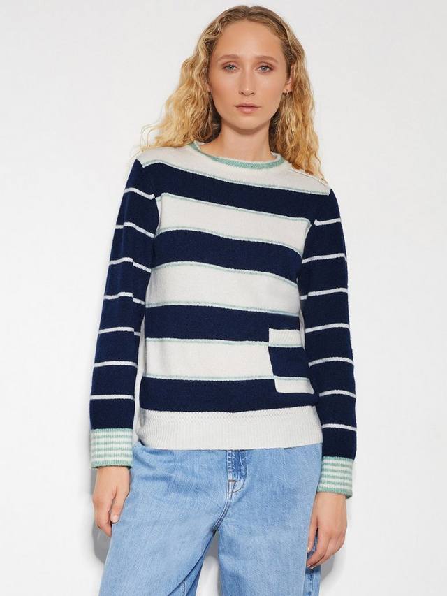 Джемпер в саттоновую полоску Monsoon, темно-синий/белый
Джемпер в саттоновую полоску Monsoon, темно-синий/белый