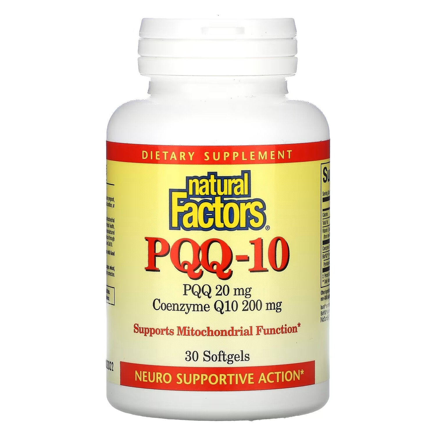 Natural Factors PQQ-10 PQQ 20 мг коэнзим Q10 200 мг, 30 капсул
Natural Factors PQQ-10 PQQ 20 мг коэнзим Q10 200 мг, 30 капсул