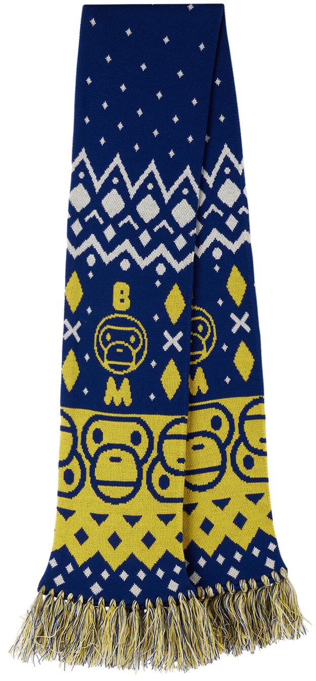 Детский темно-синий шарф Baby Milo Nordic BAPE
Детский темно-синий шарф Baby Milo Nordic BAPE