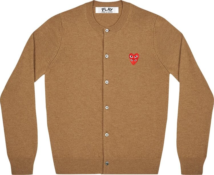 Кардиган Comme des Garçons PLAY Wool Layered Double Heart Cardigan Brown, коричневый
Кардиган Comme des Garçons PLAY Wool Layered Double Heart Cardigan Brown, коричневый