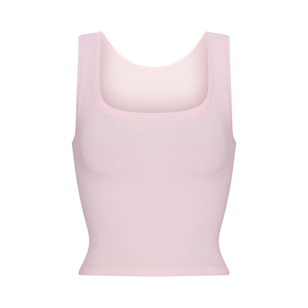 Топ SKIMS Cotton Rib, розовый
Топ SKIMS Cotton Rib, розовый
