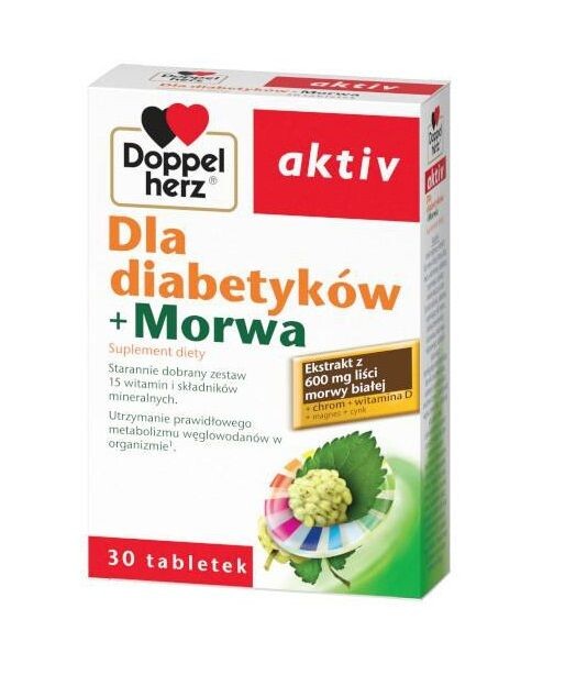 Препарат, регулирующий уровень сахара в крови Doppelherz Dla Diabetyków+ Morwa Biała, 30 шт
Препарат, регулирующий уровень сахара в крови Doppelherz Dla Diabetyków+ Morwa Biała, 30 шт