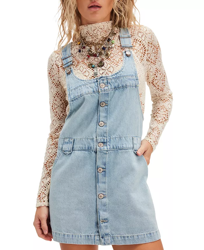 Женское платье-комбинезон Edie из денима и хлопка Free People, синий
Женское платье-комбинезон Edie из денима и хлопка Free People, синий