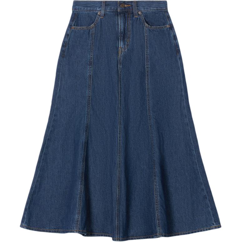 Джинсовая длинная юбка levi's женская Levis, синий
Джинсовая длинная юбка levi's женская Levis, синий
