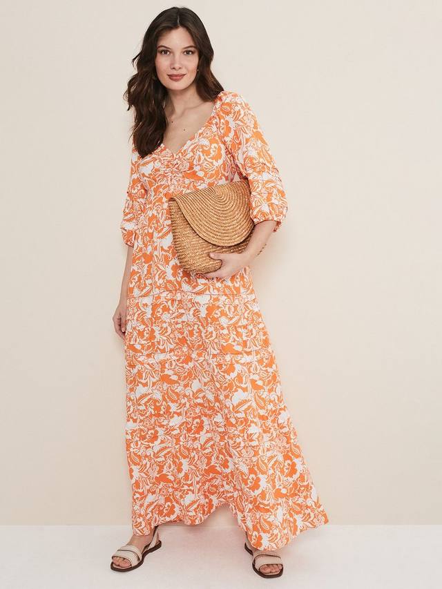 Миди-платье damyana с цветочным принтом Phase Eight, цвет Orange/White
Миди-платье damyana с цветочным принтом Phase Eight, цвет Orange/White