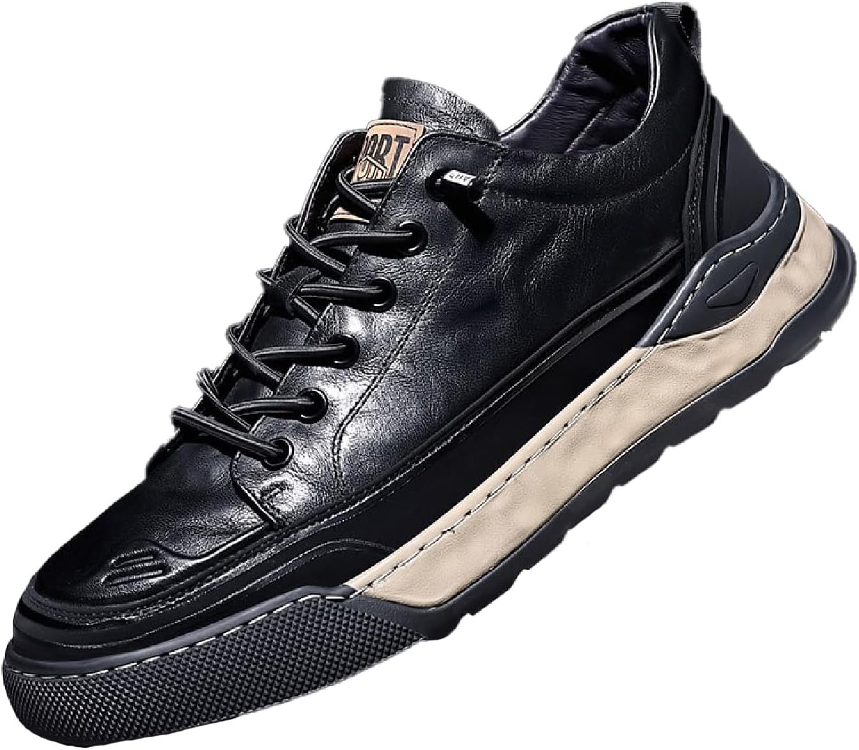 Мужские кроссовки на платформе из натуральной кожи, модный принт, удобные, на шнуровке, противоскользящие, повседневные оксфорды для ходьбы, вождения, работы и офиса Lvomu, черный
Мужские кроссовки на платформе из натуральной кожи, модный принт, удобные, на шнуровке, противоскользящие, повседневные оксфорды для ходьбы, вождения, работы и офиса Lvomu, черный